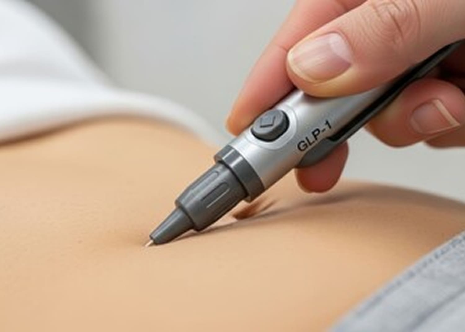 Woman measuring waist — representing gradual vs dramatic weight loss